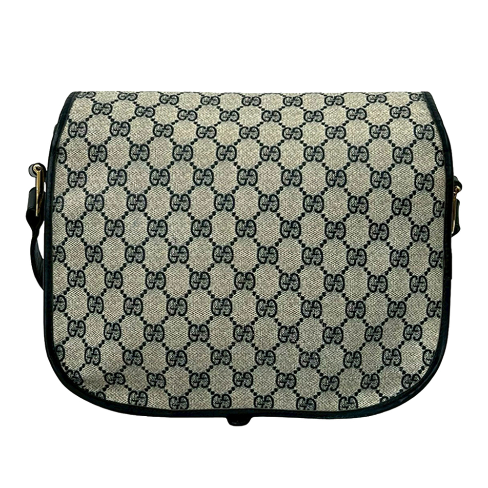 Pre-Loved Gucci GG Supreme Horsebit Web Crossbody - Picture 2 of 9